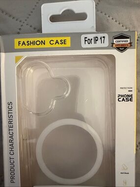 Fashion Case Clear White Phone Case for IP 17